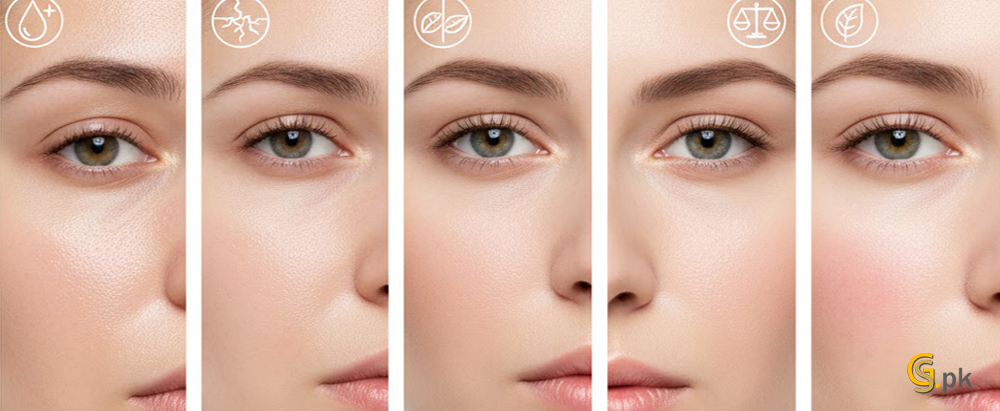 5 Main Different Skin Types