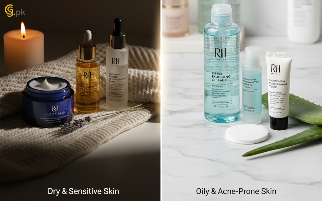 Night Skincare Routine for Different Skin Types