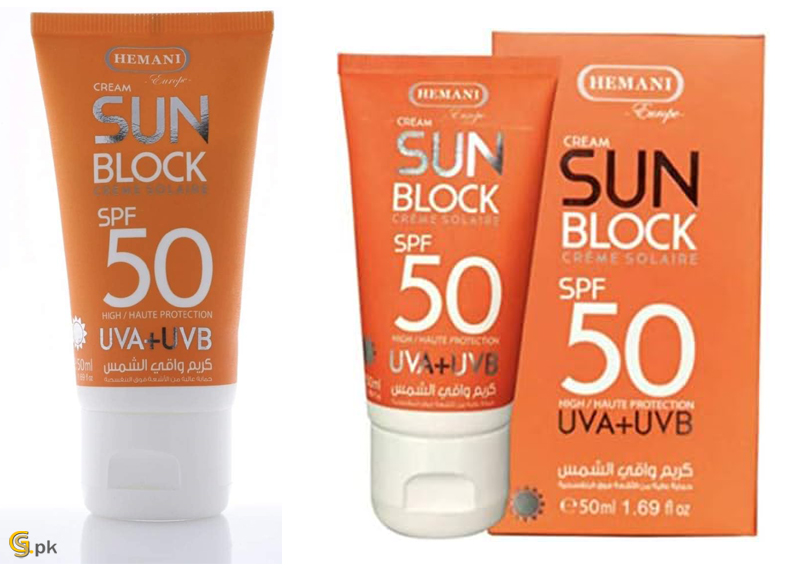 Hemani Sunblock Moisture Lock SPF 50