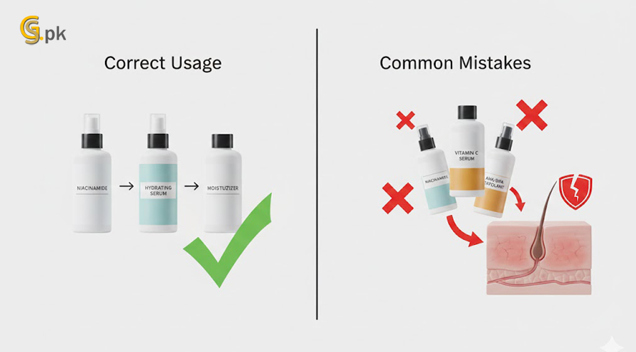 Common Mistakes When Using Niacinamide