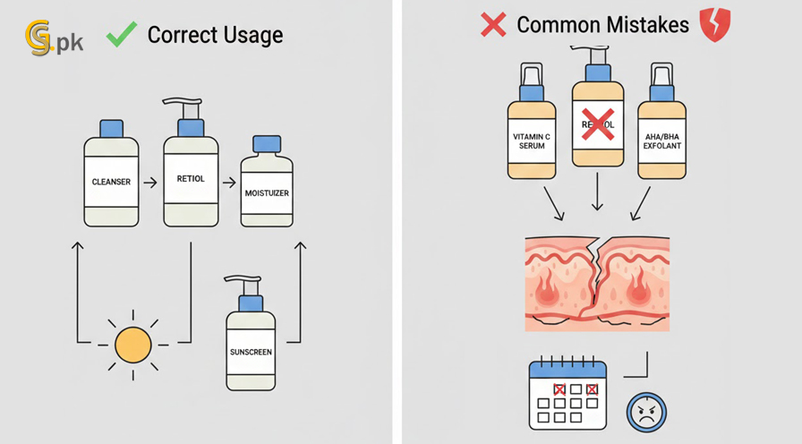 Common Retinol Mistakes
