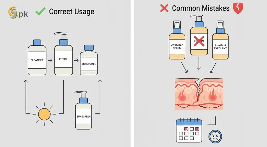 Common Retinol Mistakes